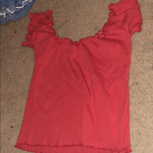 Red crop top - Picture 4 of 4